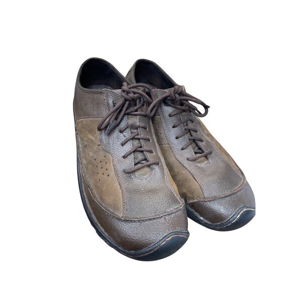 Keen Cush Mens Brown leather casual walk shoes sneakers sz 15 SKU 9605 - Picture 13 of 16